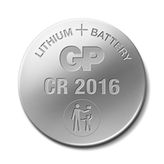 GP Batteries knappcell Litium CR2016 4-pack