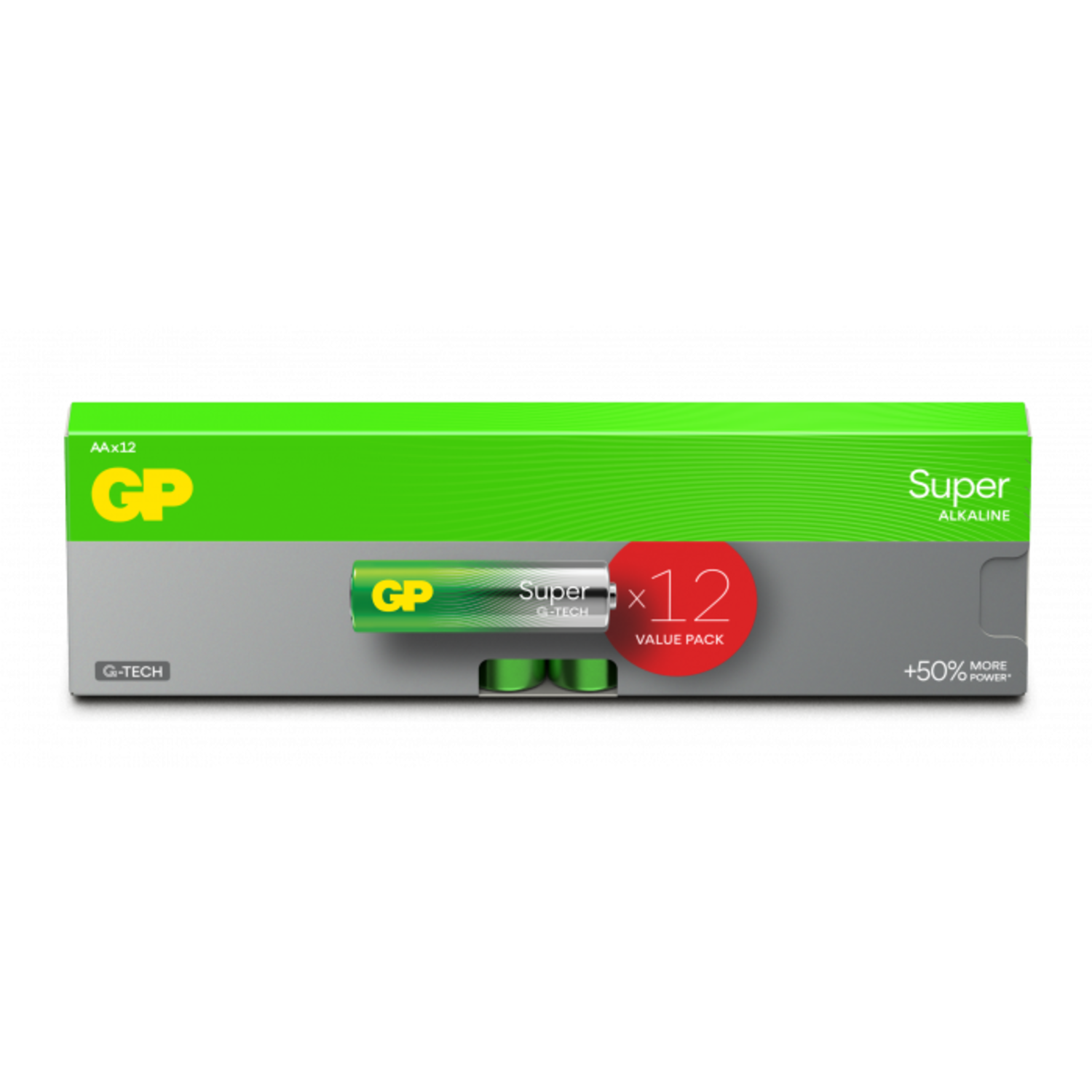 Alternativ bild 1 för GP Batteries Super Alkaline AA-batteri 15A/LR6 12-pack
