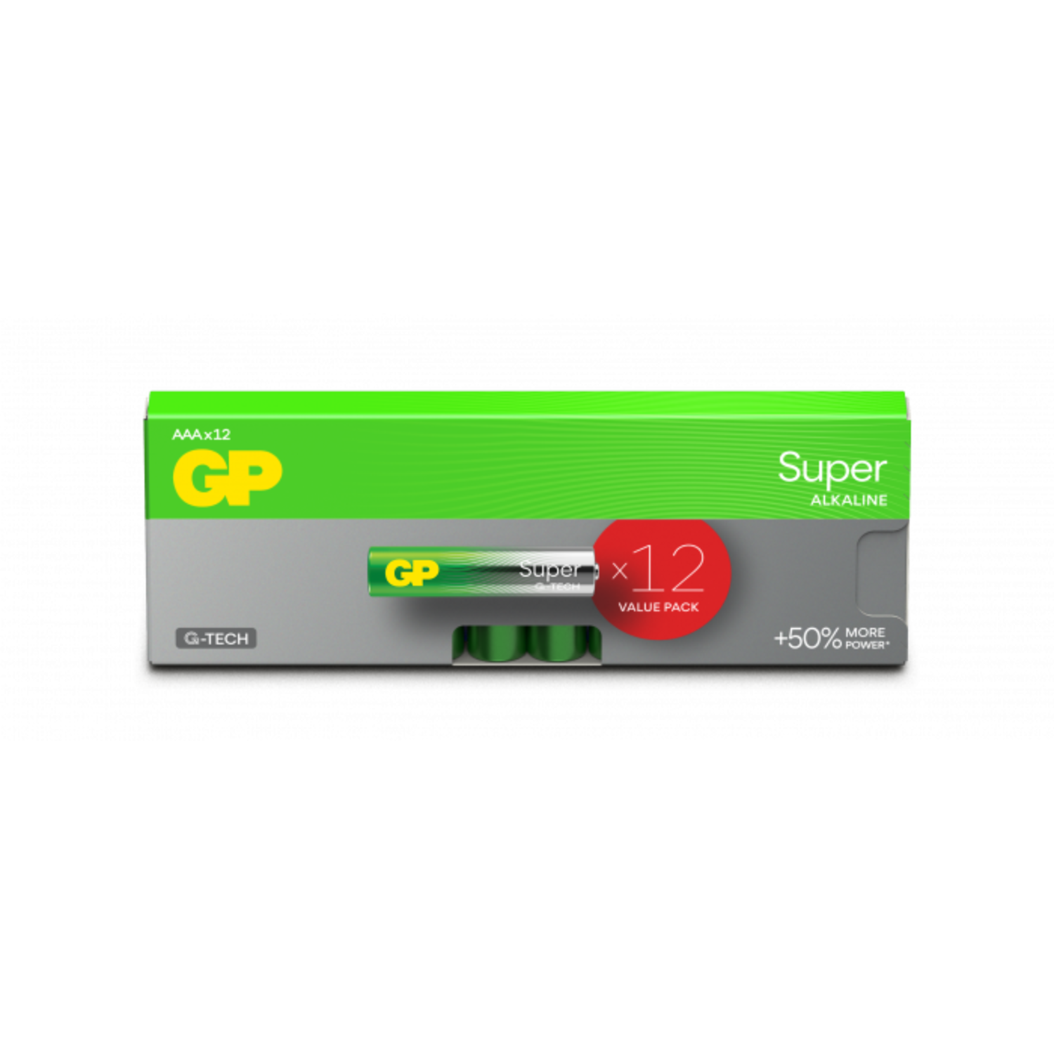 Alternativ bild 1 för GP Batteries Super Alkaline AAA-batteri 24A/LR03 12-pack