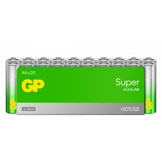GP Batteries Super Alkaline AA-batteri 15A / LR6 20-pack