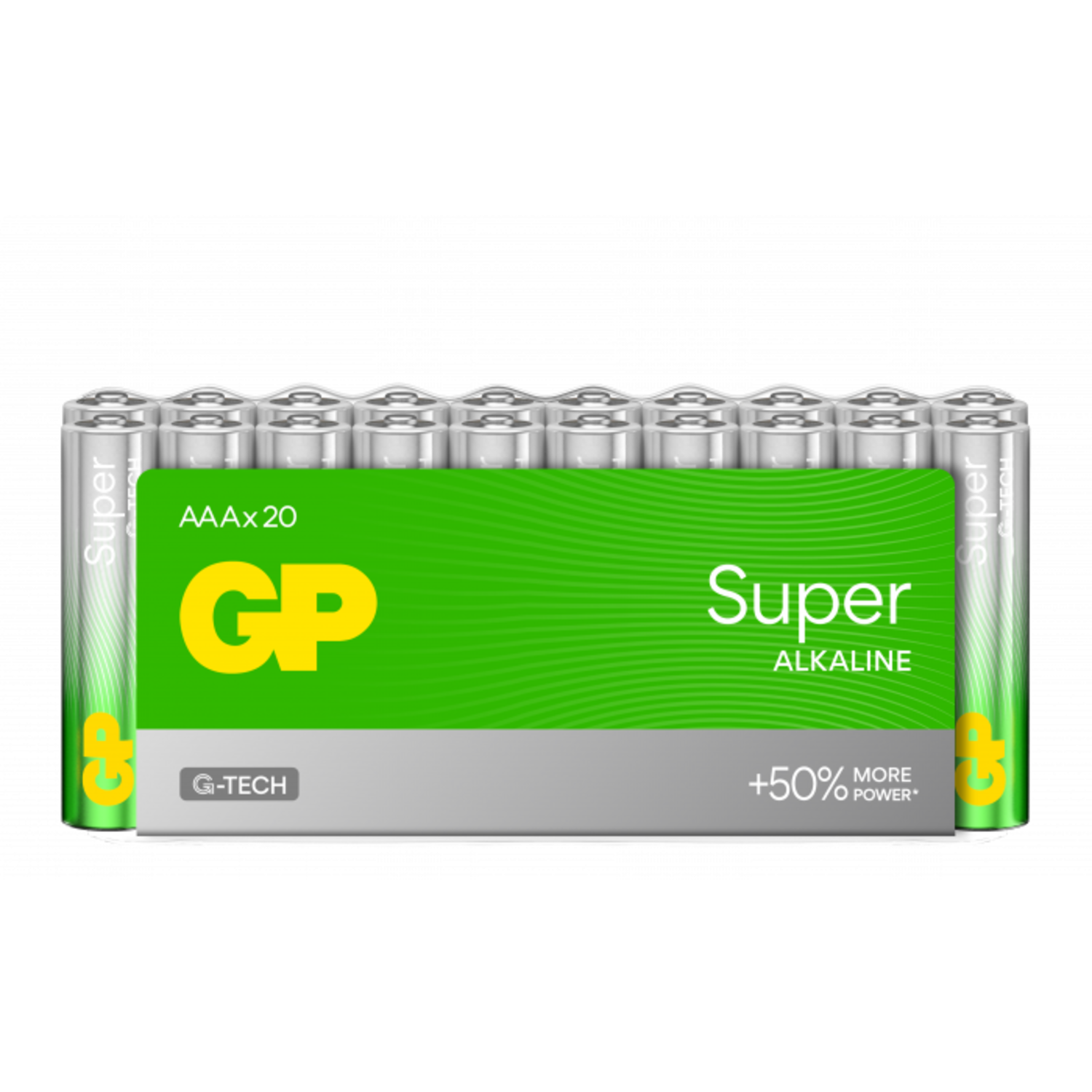 Alternativ bild 1 för GP Batteries Super Alkaline AAA-batteri 24A / LR03 20-pack