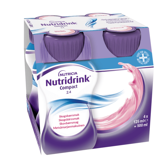 Nutridrink Compact Skogsbär 4 x 125  ml