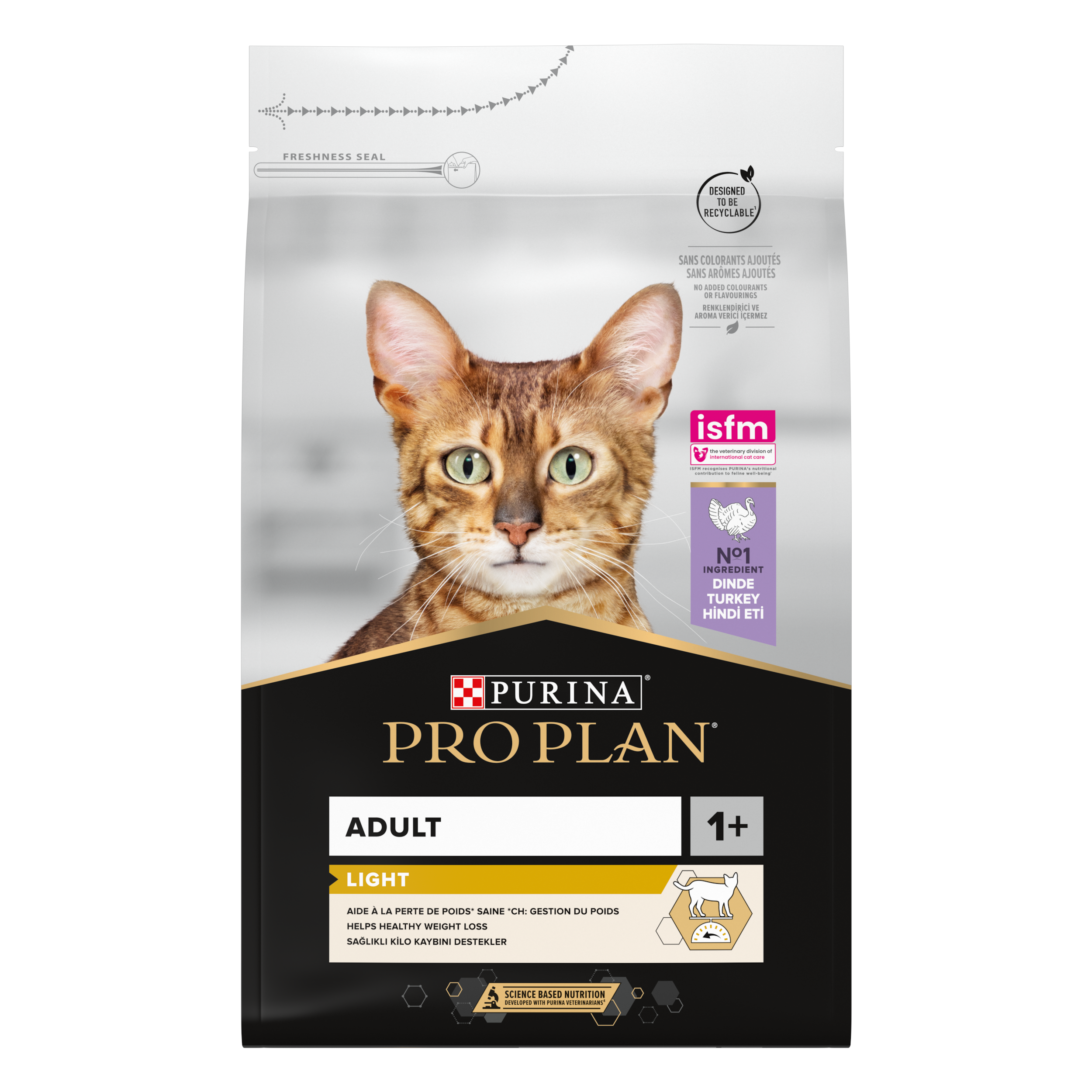 Purina Pro Plan Cat Light with Kalkon 3 kg