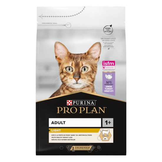 Purina Pro Plan Cat Light with Kalkon 3 kg