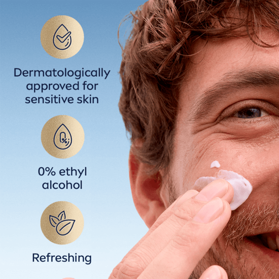 NIVEA MEN Ansiktskräm Sensitive Skin & Stubble Gel Moisturiser 50 ml