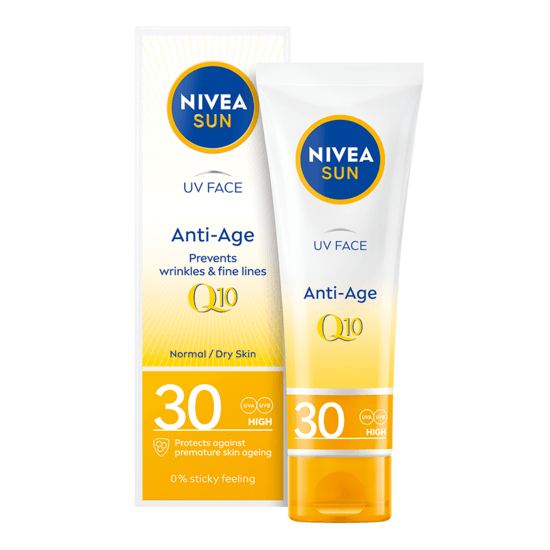 Solskydd ansikte UV Face Anti Age Q10 Cream SPF30 50 ml NIVEA SUN