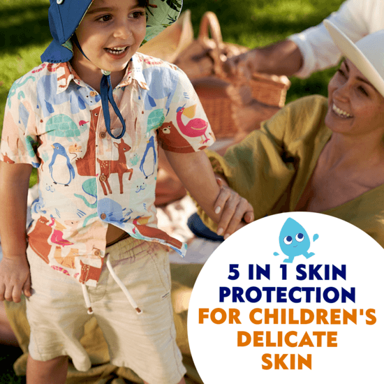 Solskydd barn Kids Sensitive Protect & Play Sun Spray SPF50+ 200 ml NIVEA SUN
