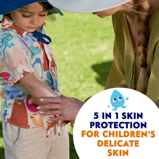 Solkräm barn Kids Sensitive Protect & Play Sun Lotion SPF50+ 200 ml NIVEA SUN