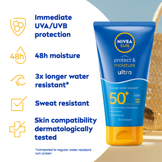 NIVEA SUN Protect & Moisture Ultra Sun Lotion SPF50+ 150 ml
