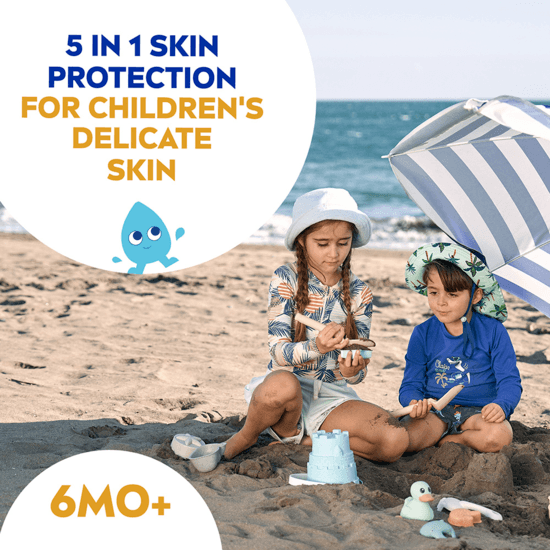 Solskydd barn Kids Sensitive Protect & Play Sun Trigger Spray SPF 50+ 270 ml NIVEA SUN