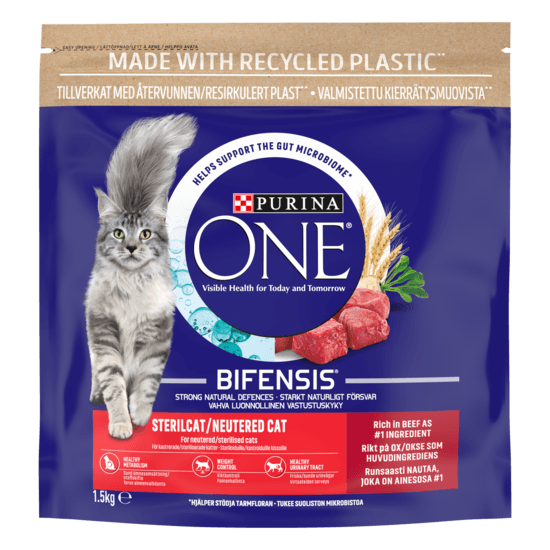 Purina One Sterilcat Ox och Vete 1,5 kg