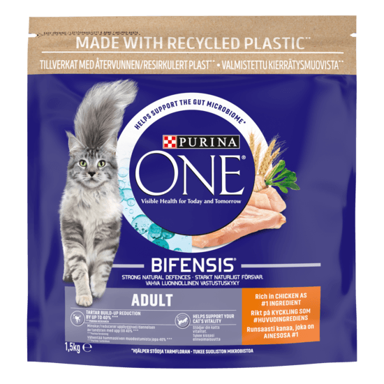 Purina One Adult Kyckling och Fullkorn 1,5 kg