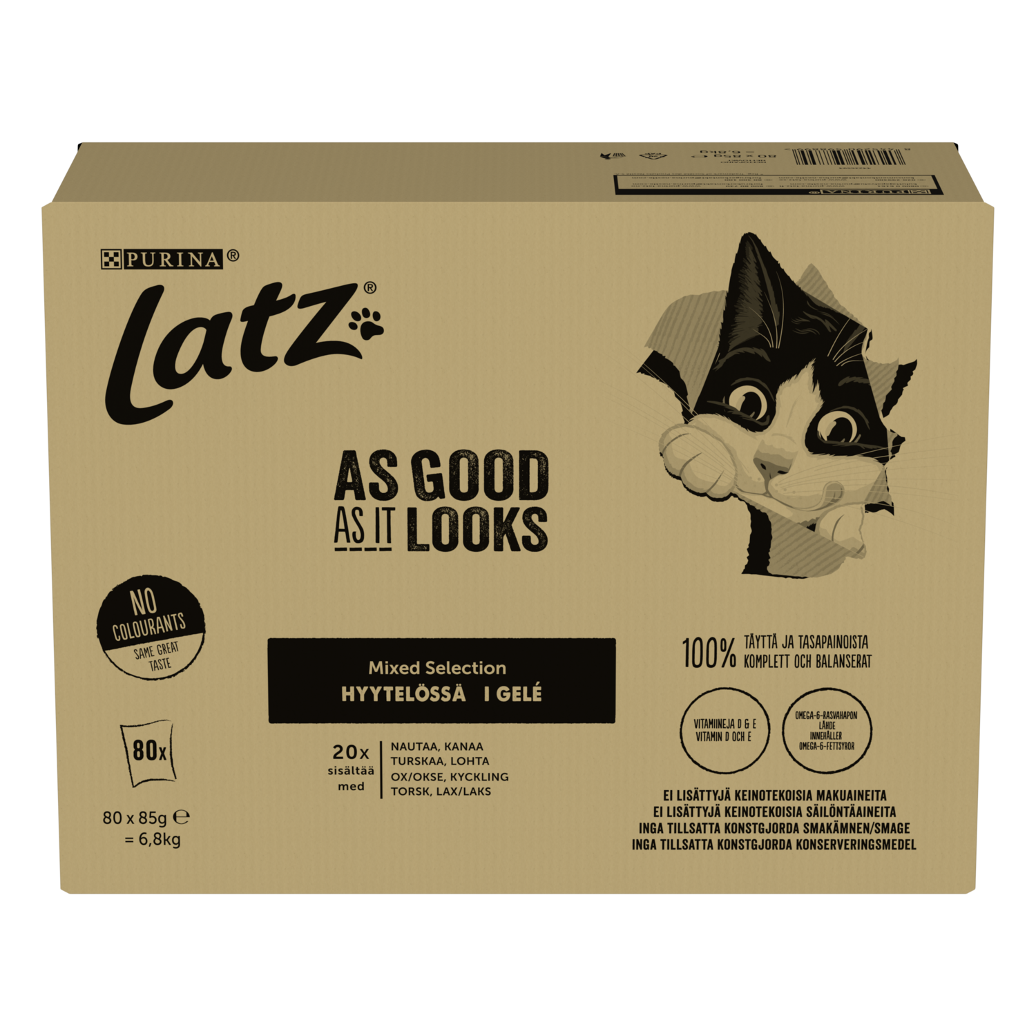 Alternativ bild 1 för Latz As Good As It Looks Mixed Jelly 80x85 g