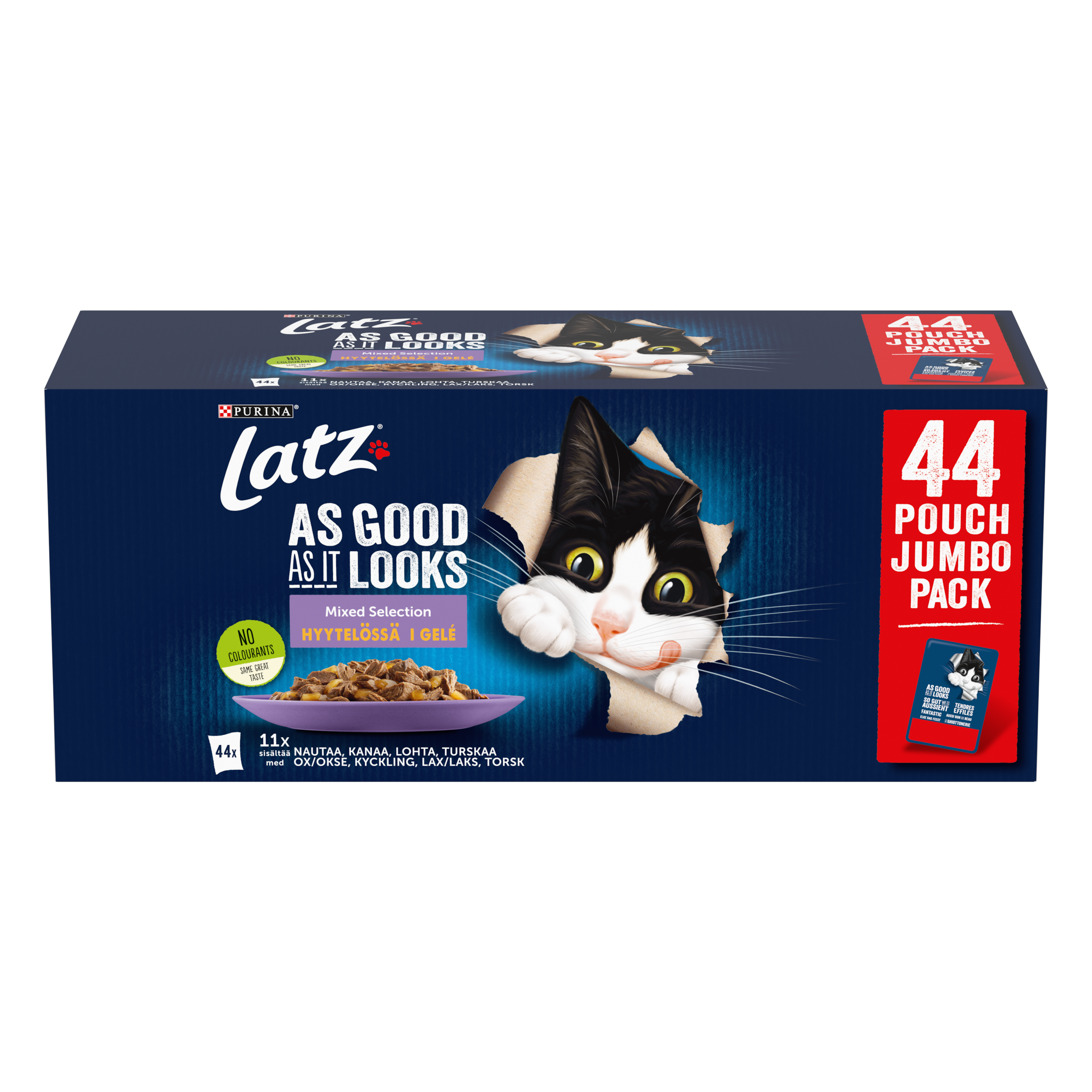 Purina Latz As Good As It Looks Mixed Selection i géle 44 x 85 g