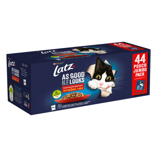 Purina Latz As Good As It Looks  Countryside Selection i géle 44 x 85 g