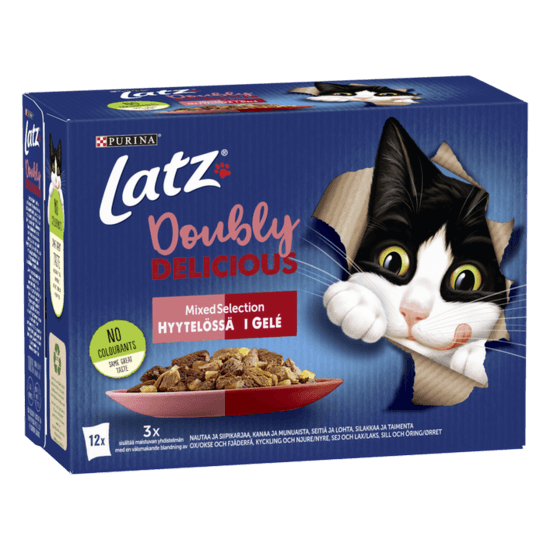 Purina Latz As Good As It Looks Doubly Delicious Mixed Selection i géle 12 x 85 