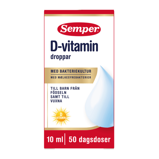Semper D-vitamindroppar 10 ml