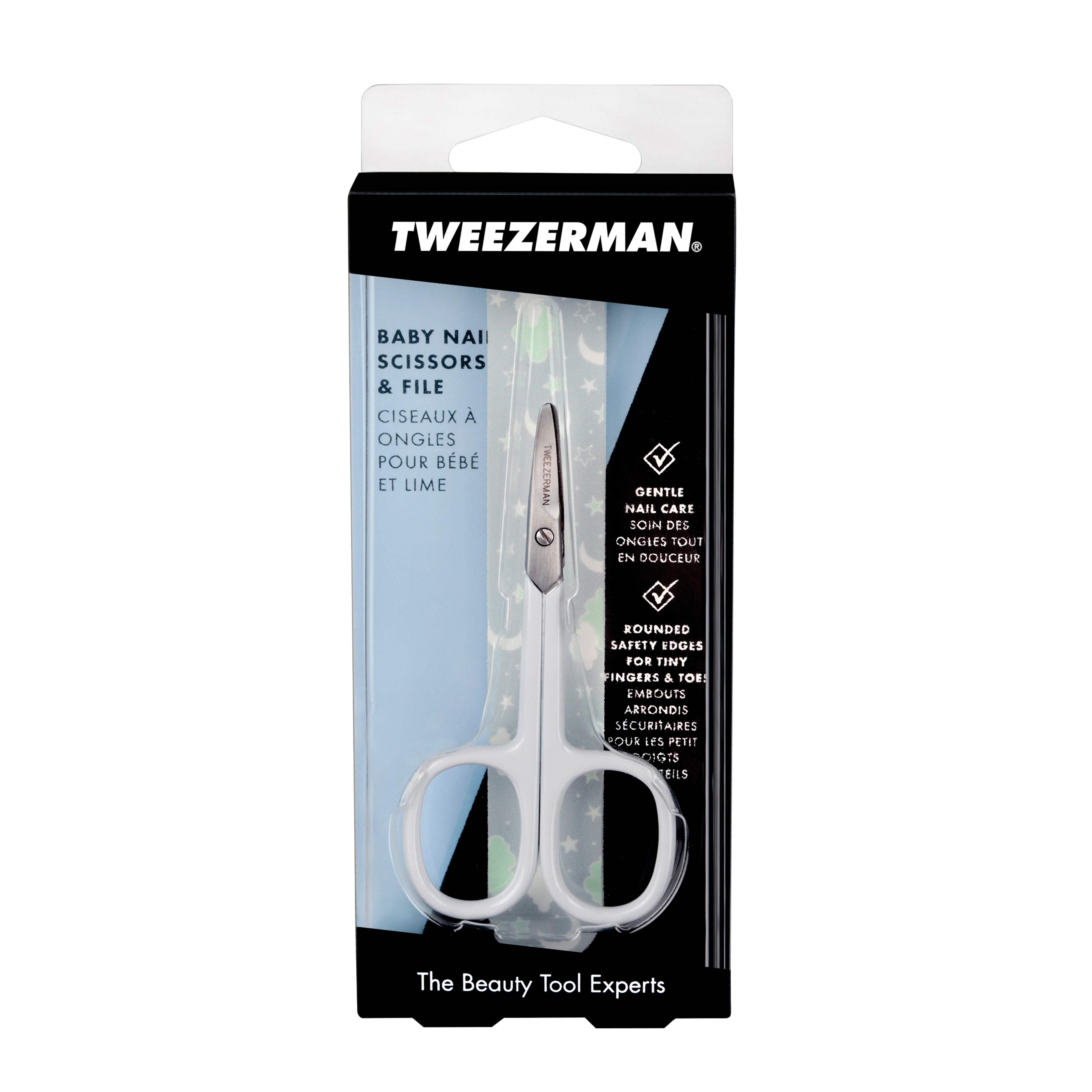Tweezerman Baby Nail Scissorcs With File