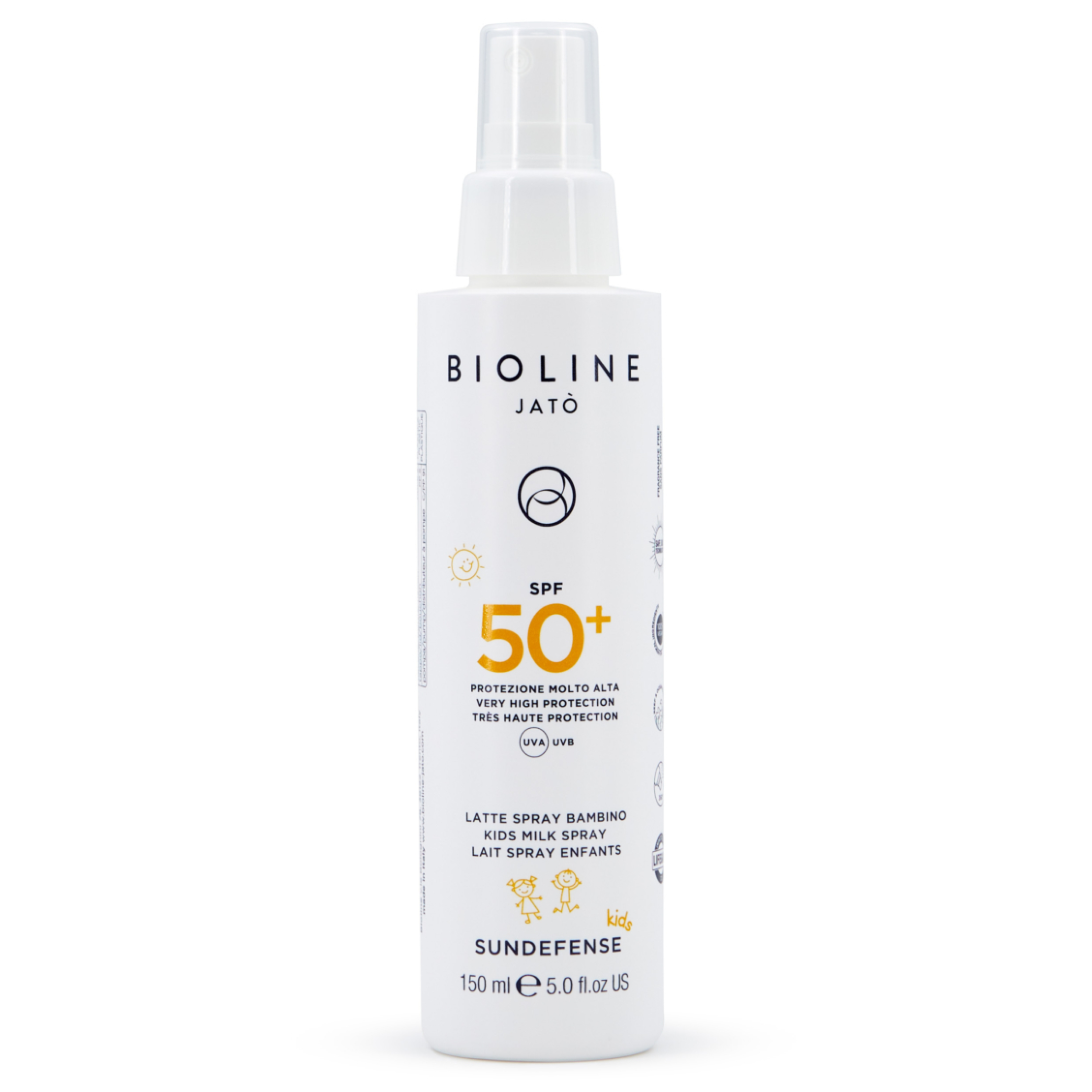 Bioline Jatò Very High Protection Kids Milk Spray SPF50+ 150 ml