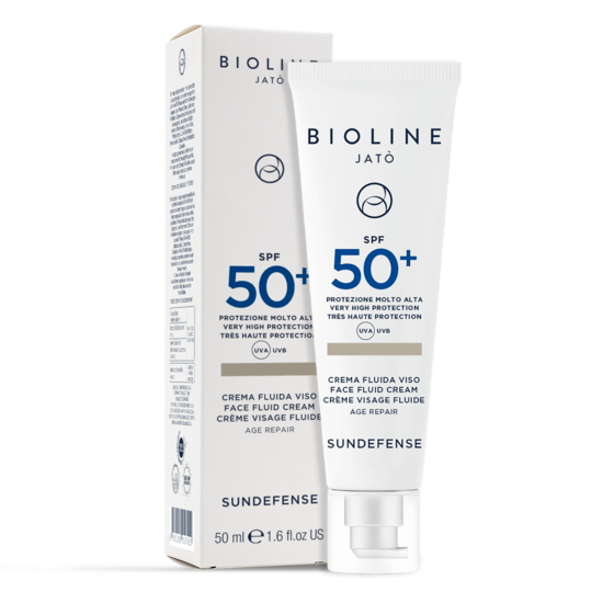Bioline Jatò Very High Protection Face Fluid Cream Age Repair SPF50+ 50 ml