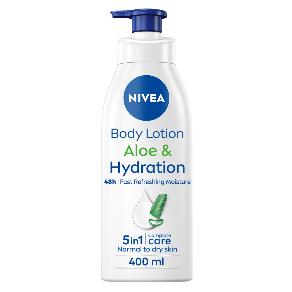 NIVEA Aloe & Hydration Pump Body Lotion 400 ml