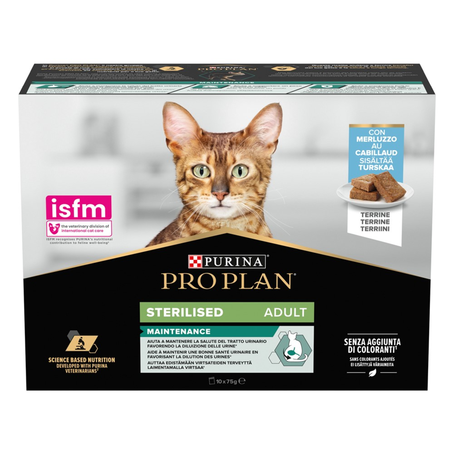 Alternativ bild 1 för Purina Pro Plan Adult Sterilised Maintenance Terrine med torsk 750 g