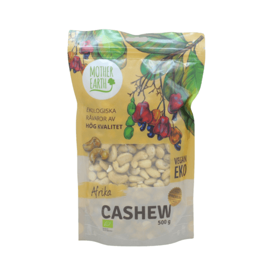 Mother Earth Cashewnötter Hela Premium ME EKO 500 g