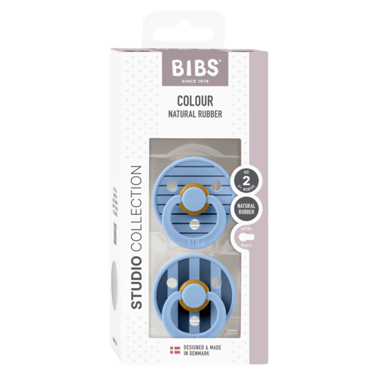 BIBS Studio Latex strl 2 Sky Blue Mix 2-pack