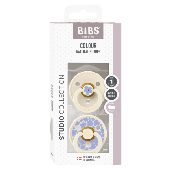 BIBS Studio Jasmine Latex strl 1 Ivory Mix 2-pack