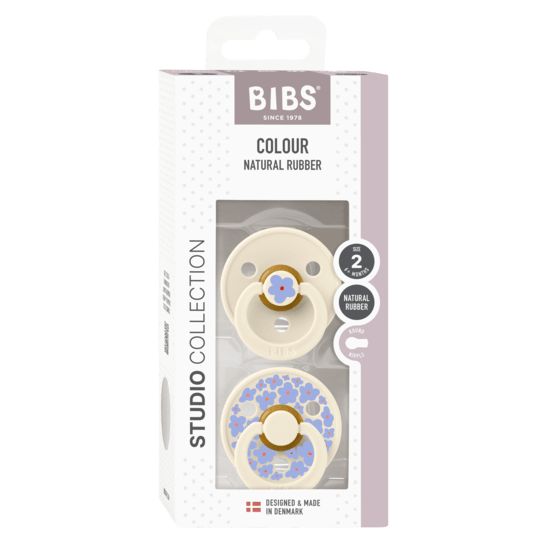 BIBS Studio Jasmine Latex strl 2 Ivory Mix 2-pack