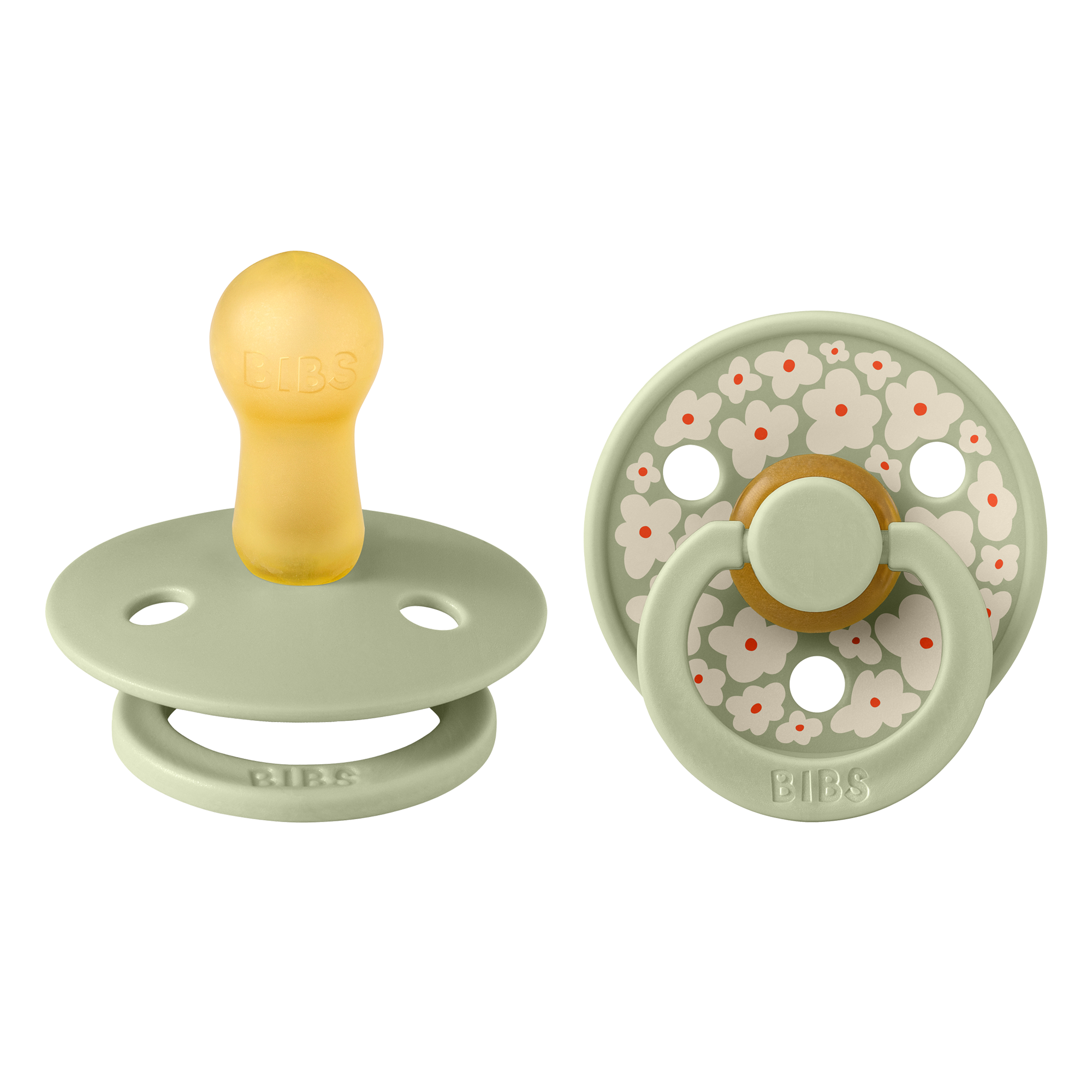 BIBS Studio Colour Latex Size 2 Jasmine Sage Mix 2-pack