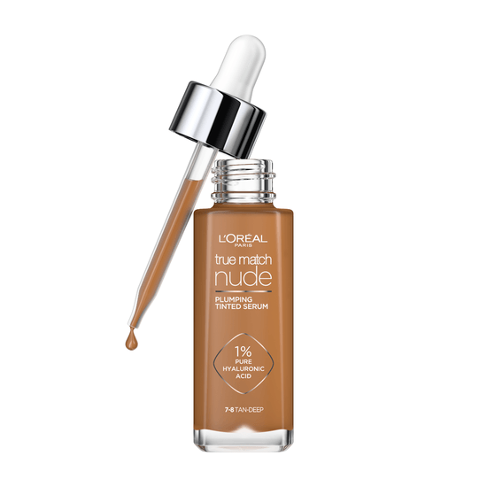 L'Oréal Paris True Match Nude Plumping Tinted Serum 7-8 Tan Deep 30 ml