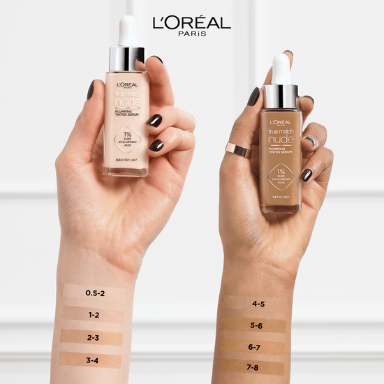 L'Oréal Paris True Match Nude Plumping Tinted Serum 7-8 Tan Deep 30 ml