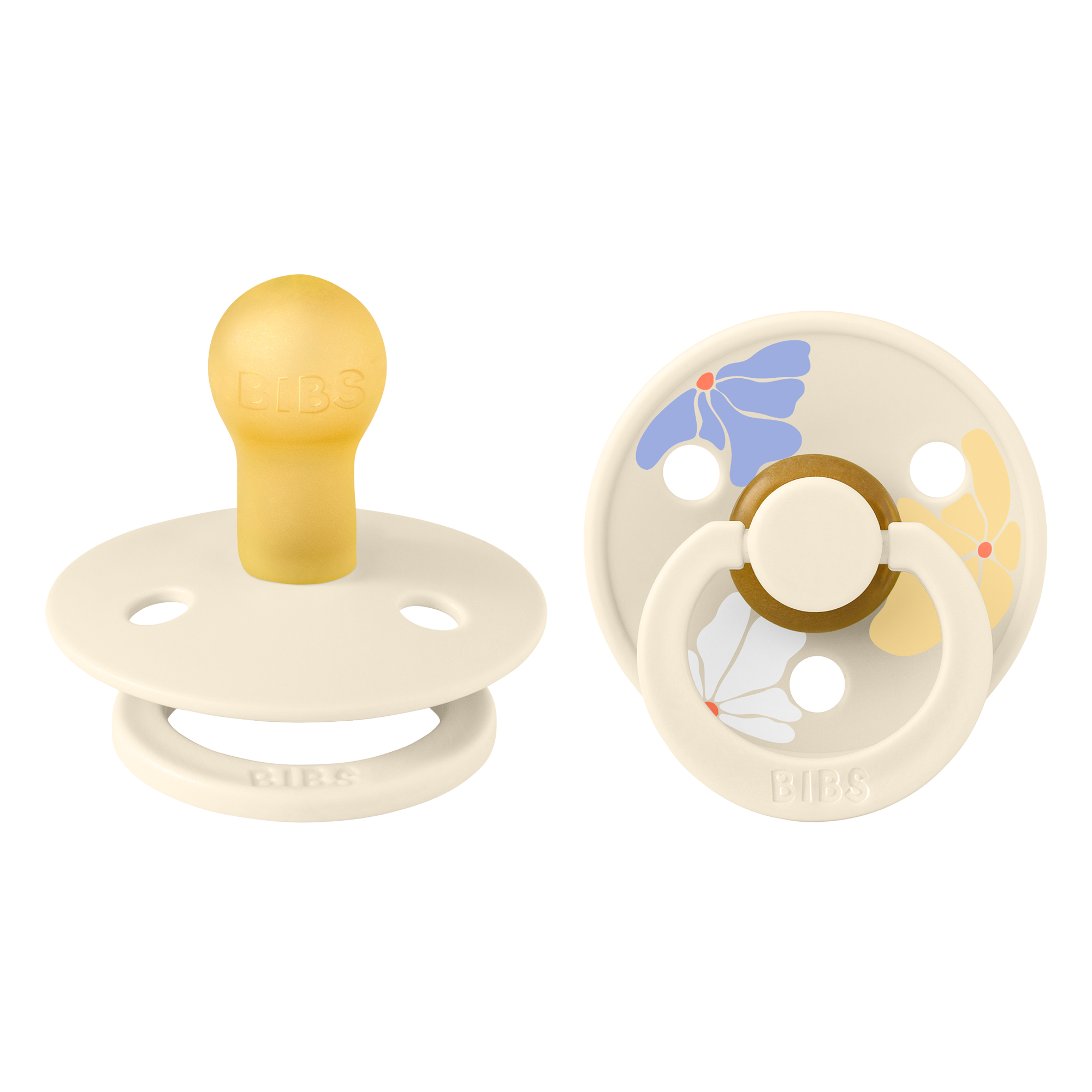 BIBS Studio Latex Strl 1 Morning Bloom Ivory Mix 2-pack