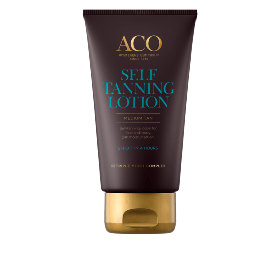 ACO Selftanning Lotion Parfymerad Brun Utan Sol 150 ml