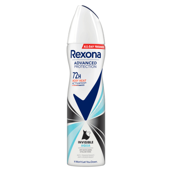 Rexona 72h Advanced Protection Invisible Aqua spray 150 ml