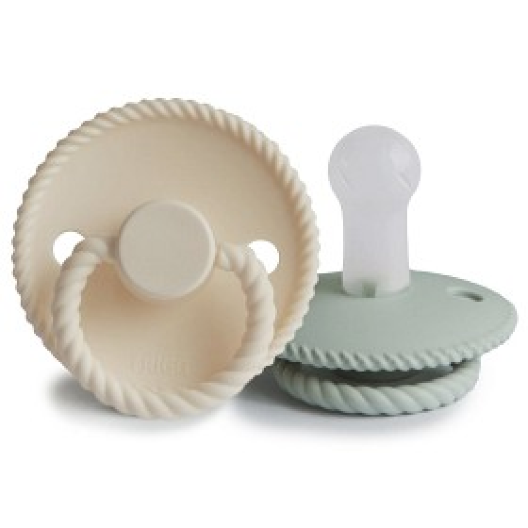 FRIGG Rope Silikon Strl 2 Cream/Sage 2-pack