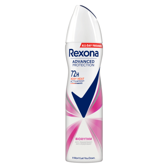 Rexona 72h Advanced Protection Biorythm spray 150 ml