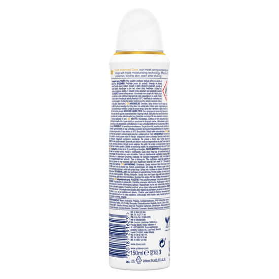 Dove 72h Advanced Care Invisible Dry Spray 150 ml