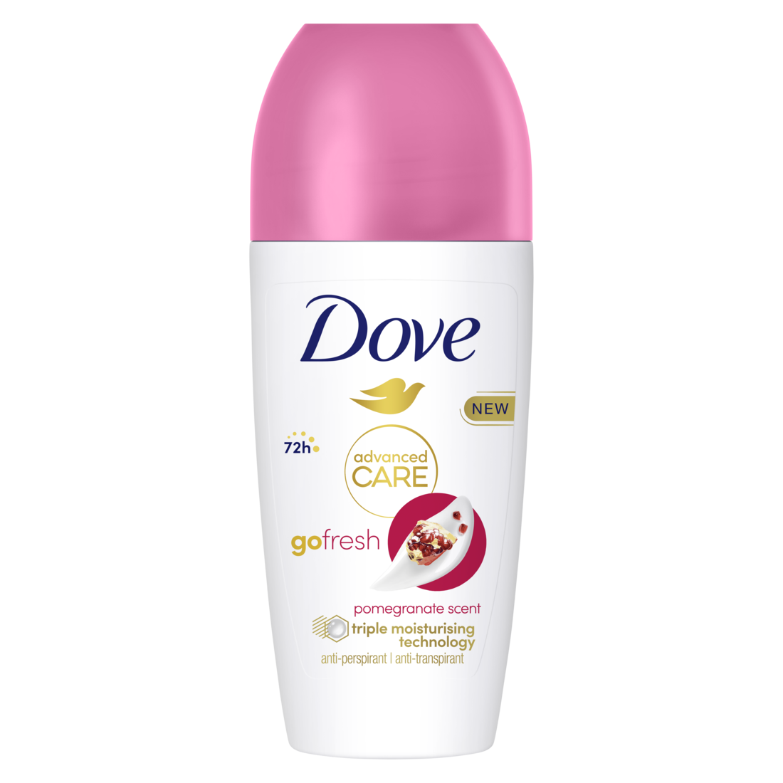 Dove 72h Advanced Care Go Fresh Pomegranate & Lemon Verbena Roll-On 50 ml
