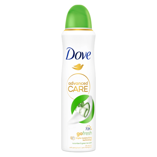 Dove 72h Advanced Care Go Fresh Cucumber & Green Tea Spray 150 ml