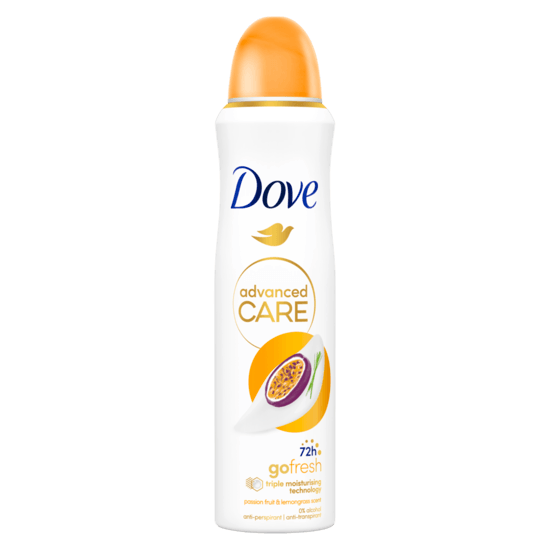 Dove 72h Advanced Care Passion Fruit & Lemongrass Spray 150 ml