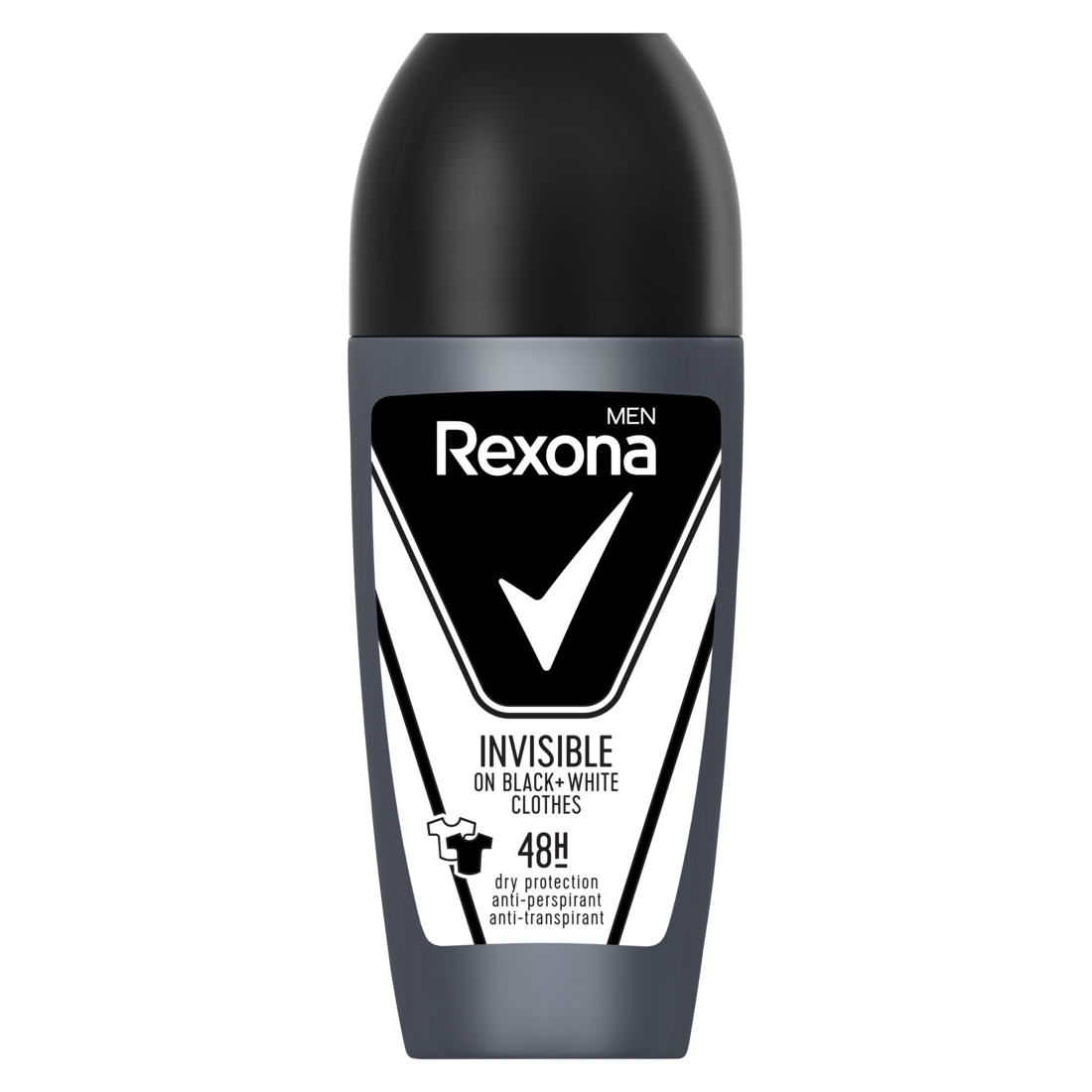 Rexona Men 48h Invisible black + white roll-on 50 ml