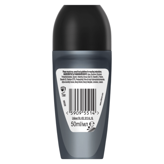 Rexona Men 48h Invisible black + white roll-on 50 ml