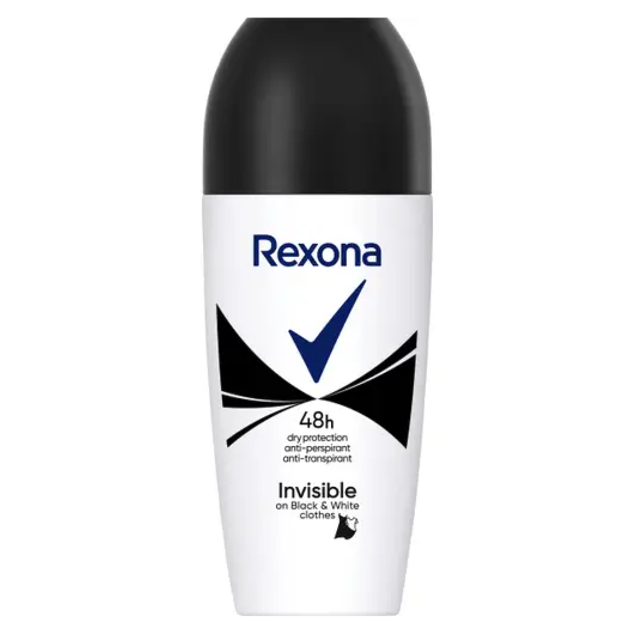 Rexona 48h Invisible on black and white clothes roll-on 50 ml