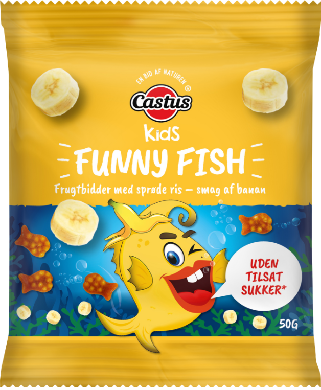Castus Funny Fish Banana 50 g