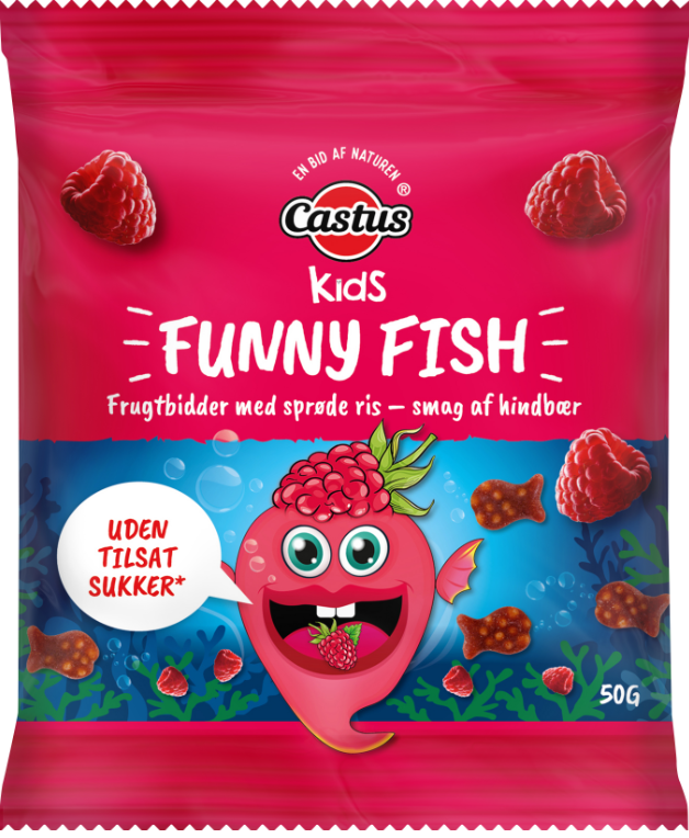 Castus Funny Fish Raspberry 50 g