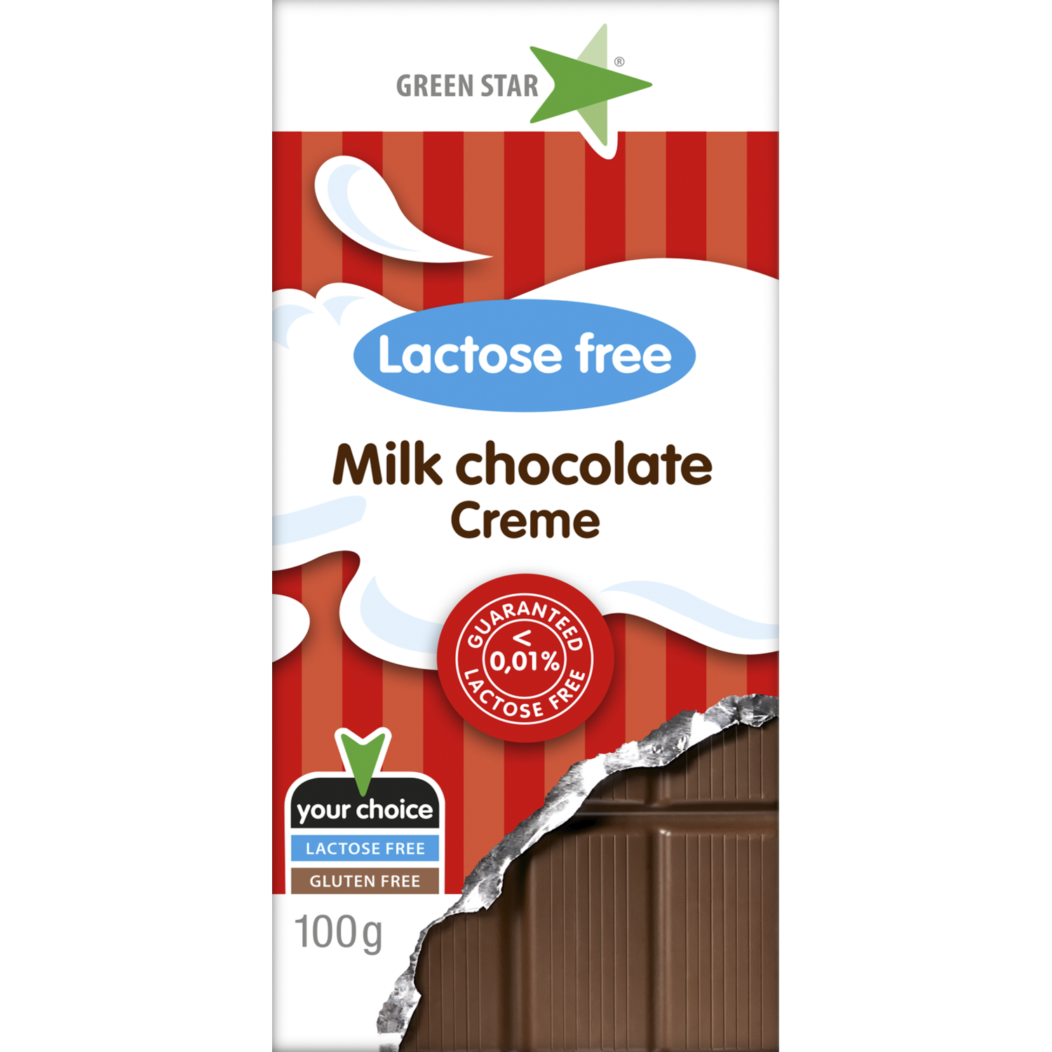 Alternativ bild 1 för Green Star Mjölkcreme Laktosfri 100 g