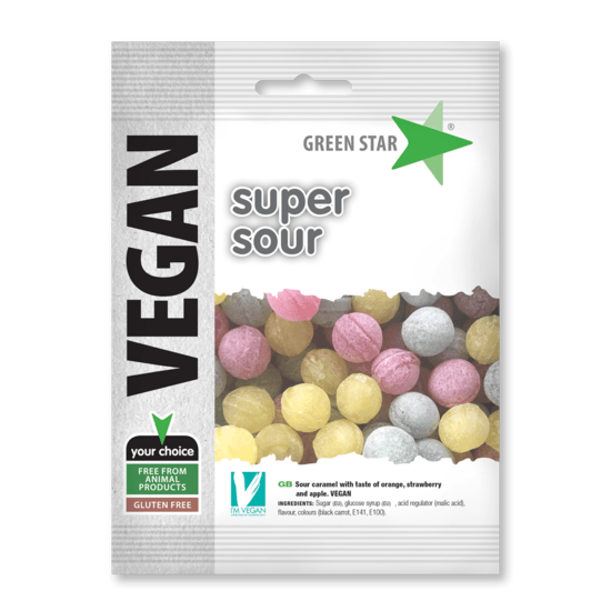 Green Star Super Sour Vegan 100 g