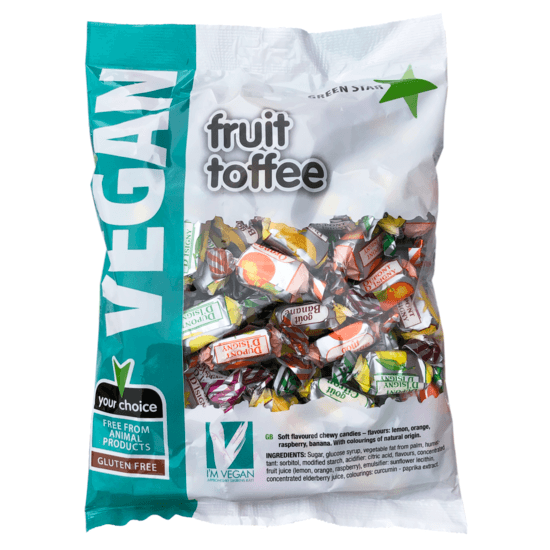 Green Star Vegan Fruit Toffee 500 g